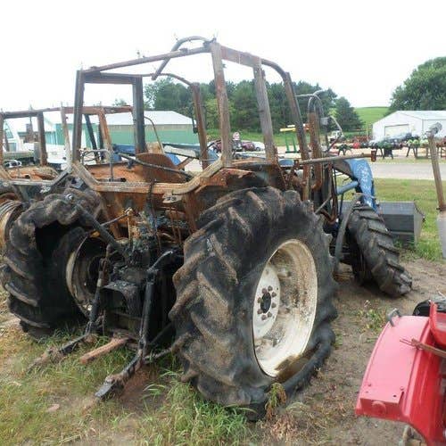 2005 Used New Holland TL100A Tractor parts.