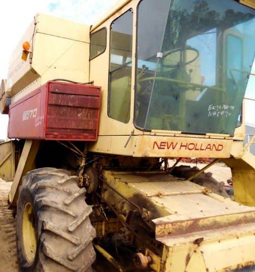 Used New Holland TR70 Combine parts.