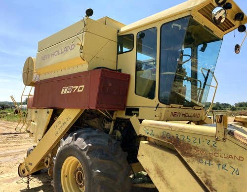 Used New Holland TR70 Combine parts.