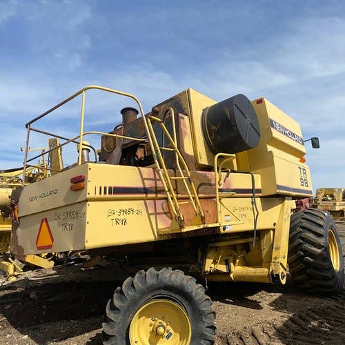 Used New Holland TR98 Combine parts.
