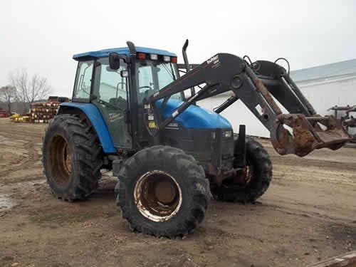 Used New Holland TS110 Tractor parts.