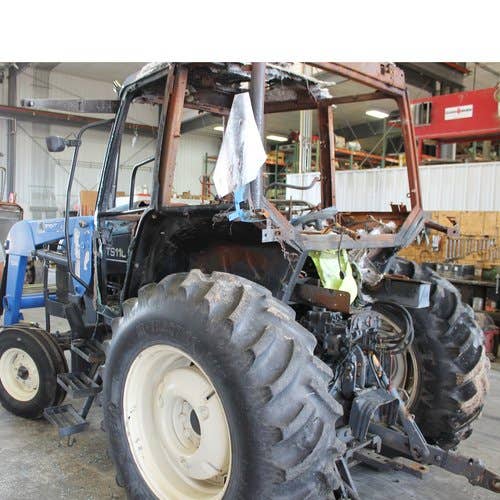 2002 Used New Holland TS110 Tractor parts.