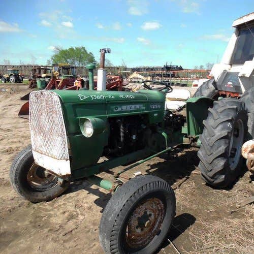 Used Oliver 1250 Tractor Parts Used Oliver 1250 Tractor Parts