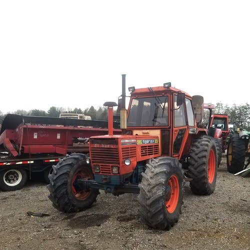 Used Same Tiger Six 105 Tractor parts.