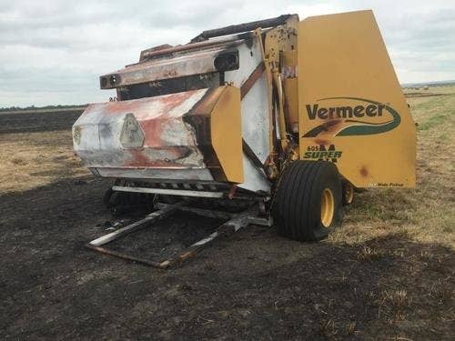 2013 Used Vermeer 605 Super M Baler parts.