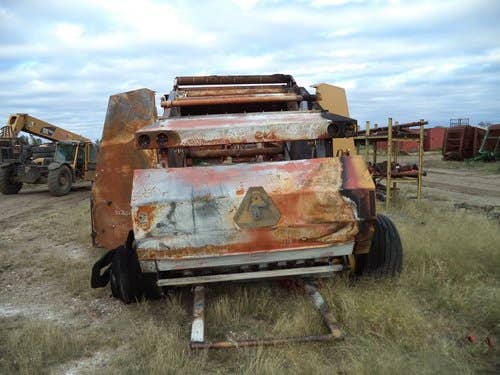 2013 Used Vermeer 605 Super M Baler parts.