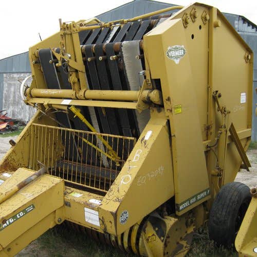 Used Vermeer 605f Baler parts.