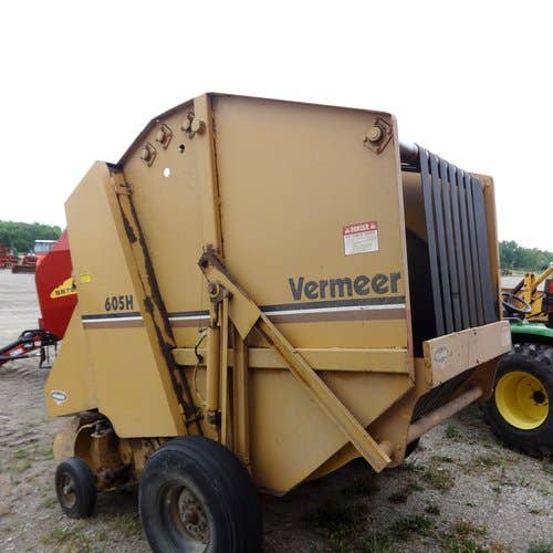 Used Vermeer 605H Baler parts.