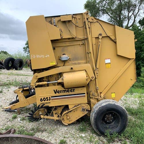 Used Vermeer 605J Baler parts.