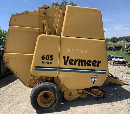 Used Vermeer 605K Baler parts.
