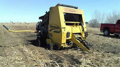 Used Vermeer 605M Baler parts.