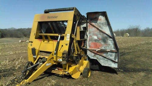 Used Vermeer 605M Baler parts.