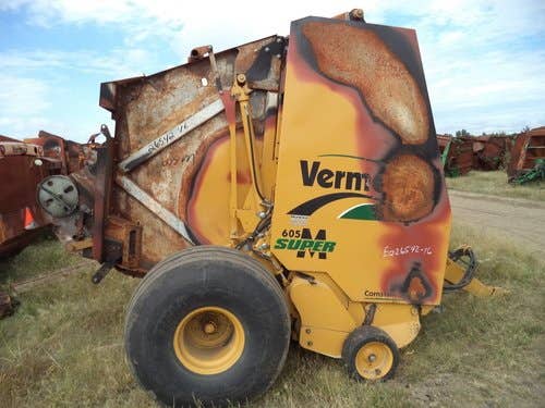 Used Vermeer 605M Baler parts.