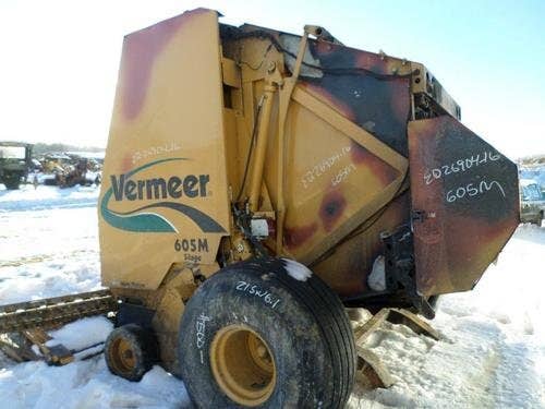Used Vermeer 605M Baler parts.