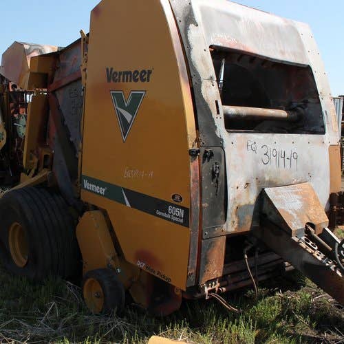 2018 Used Vermeer 605N Baler parts.