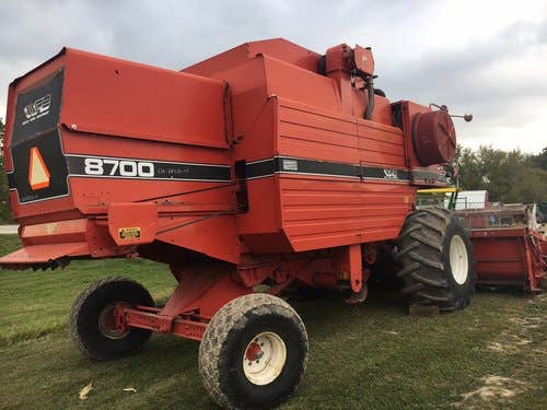 Used White 8700 Combine parts.