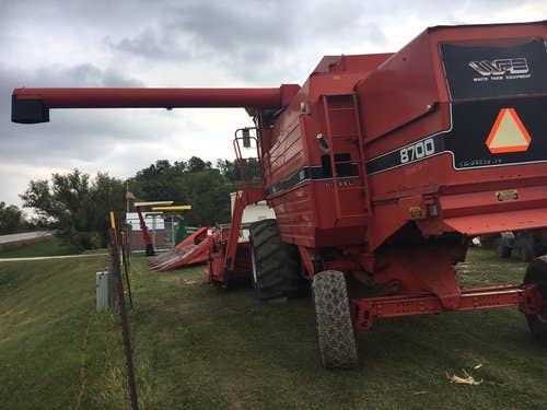 Used White 8700 Combine parts.