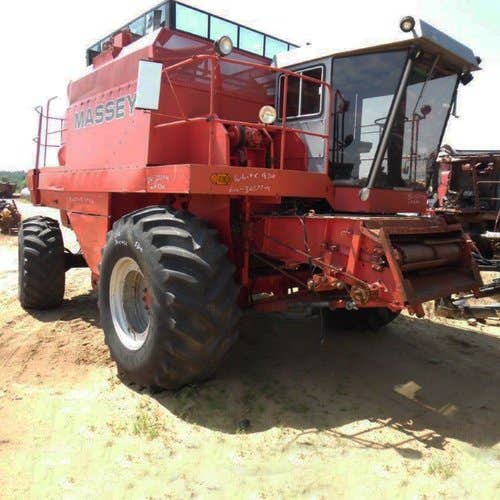 Used White 9700 Combine parts.
