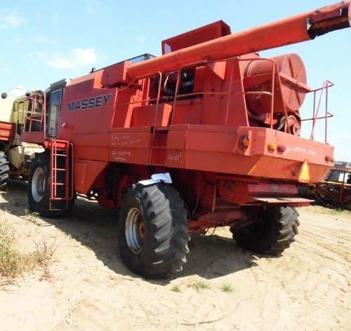 Used White 9700 Combine parts.