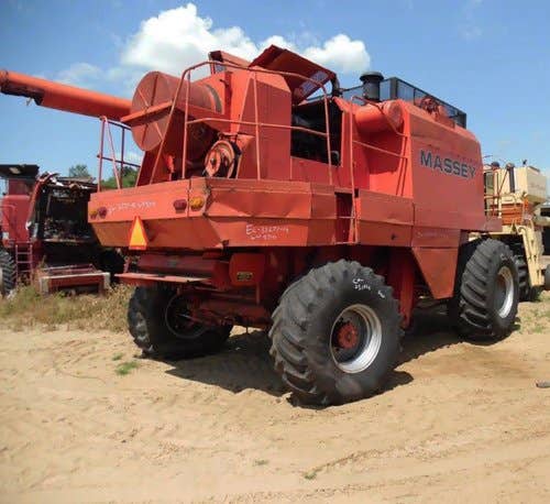 Used White 9700 Combine parts.