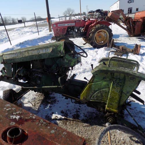 Used Yanmar ym240 Tractor parts.