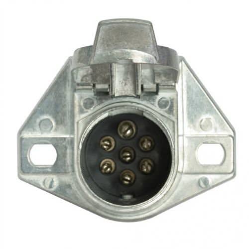 157933 | Vehicle End Connector | 7-Way Pin | Round |