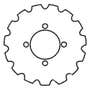 118002 | Walker Crank Sprocket | Gleaner L L2 L3 M M2 M3 | | 71181238 118002 | Walker Crank Sprocket | Gleaner L L2 L3 M M2 M3 | | 71181238
