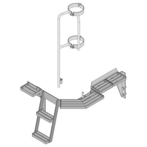 123319 | Window Step and Handrail - Tier 4 Series | John Deere 8235R 8260R 8285R |
