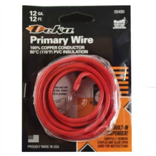 154950 | Wire Primary 12 Gauge 12' Red |