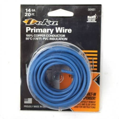 154945 | Wire Primary 14 Gauge 20' Blue |