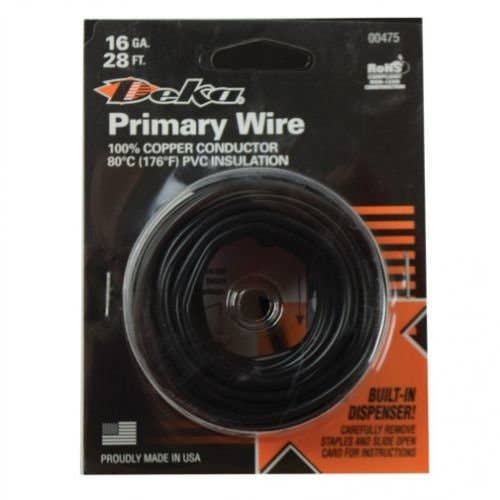 154941 | Wire Primary 16 Gauge 28' Black |