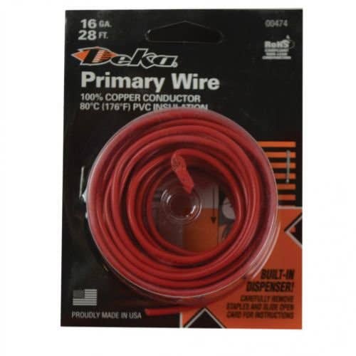 154940 | Wire Primary 16 Gauge 28' Red |