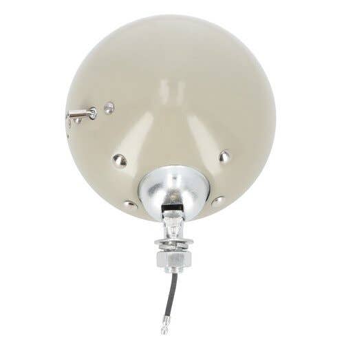 184015 | Work Light Assembly - 6V | Round | On Off Switch | Frosted with Rings Glass | Restoration Quality | Ford NAA 8N |  | 8N15500L
