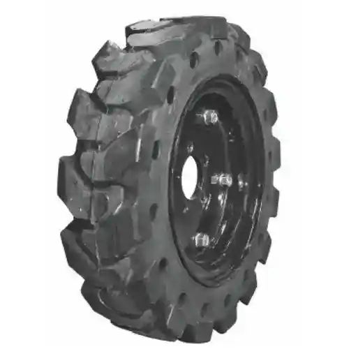 Solid Tire - 5.70 x 12 - Left Hand fits John Deere 60 375 3375 375 fits New Holland L250 L255 fits Bobcat S70 453 463
