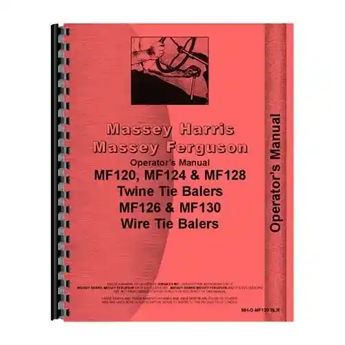 Operator's Manual fits Massey Ferguson 120 124 126 128 130