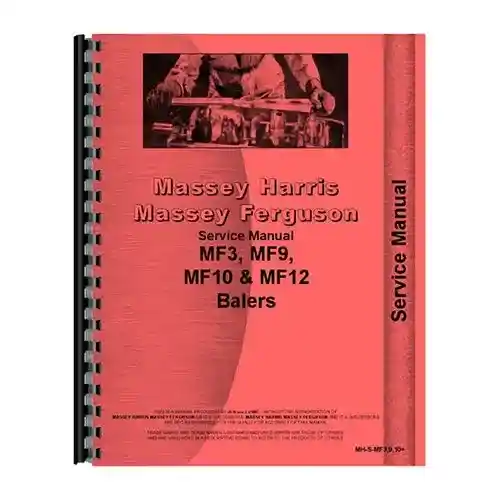 Service Manual fits Massey Ferguson 3 9 10 12
