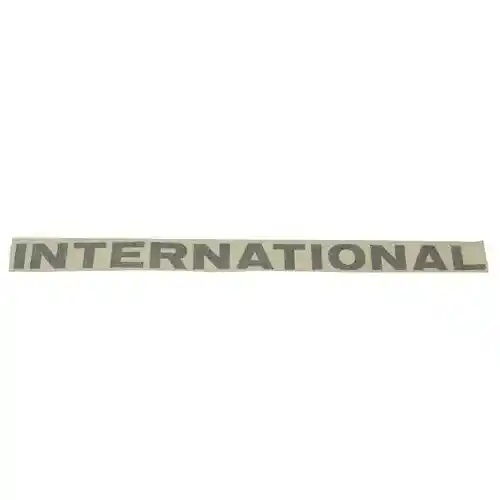 Hood Decal 1-1/2" x 26" Black Vinyl fits International 140 50 82 101 105 140 203 303 315 403 503 615 715 815 915 1420 1440 1460 1470 1480 1482