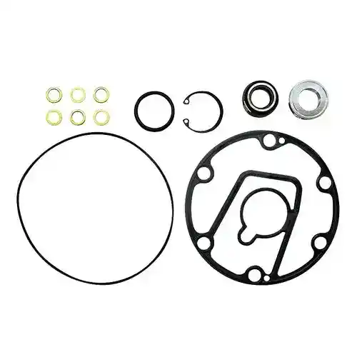 Air Conditioning Compressor Shaft Seal Kit - Nippondenso 6E171 fits John Deere 2355 2555 4050 4055 4250 4255 4450 4455 4555 4650 4755 4850 4955 R77399