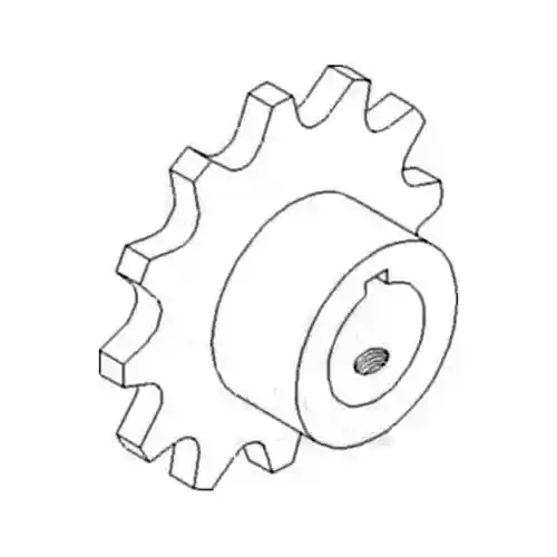 Sprocket - Grain Platform Reel Drive fits New Holland 72C 74C fits Case IH 1010 1020 2010 2020 2042 1688 2188 2388 129967A1 87035837 87450165