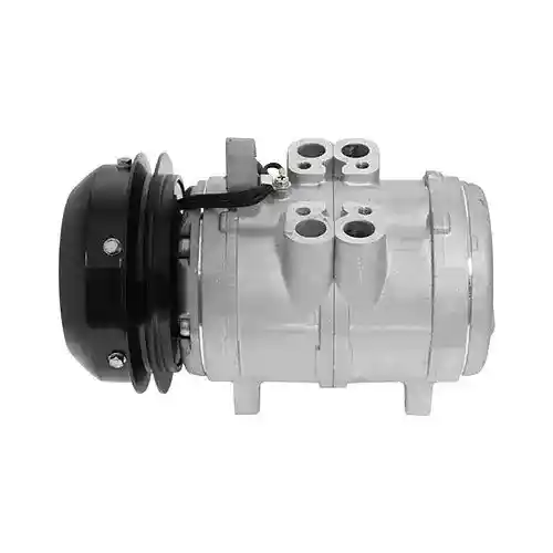 Air Conditioning Compressor Kit - 12V Nippondenso 6E171 Compressor Drier Valve Kit fits John Deere 4050 4230 4430 4440 RE12513 fits Case IH A165850
