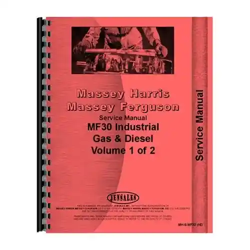 Service Manual fits Massey Ferguson 30 30