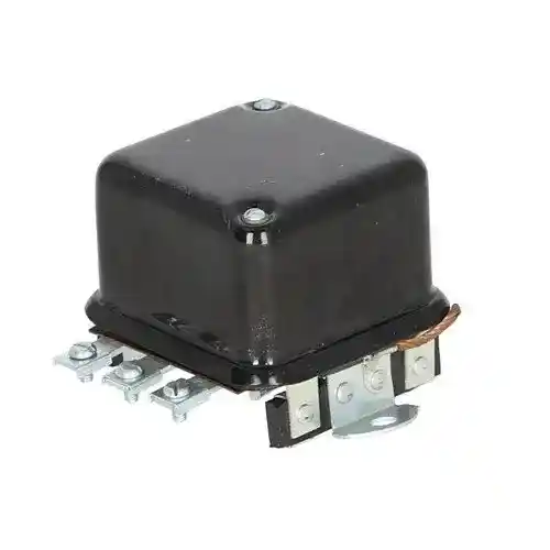 Voltage Regulator - 12 Volt Generators - 4 Terminal - Flat Mount fits John Deere 420 1010 2010 AT11855 fits International 376122R91