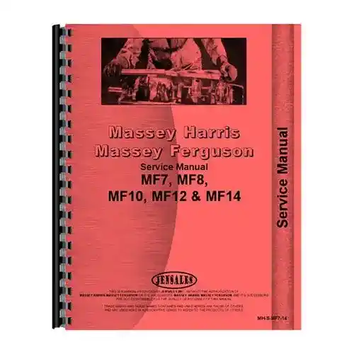 Service Manual fits Massey Ferguson 10 12