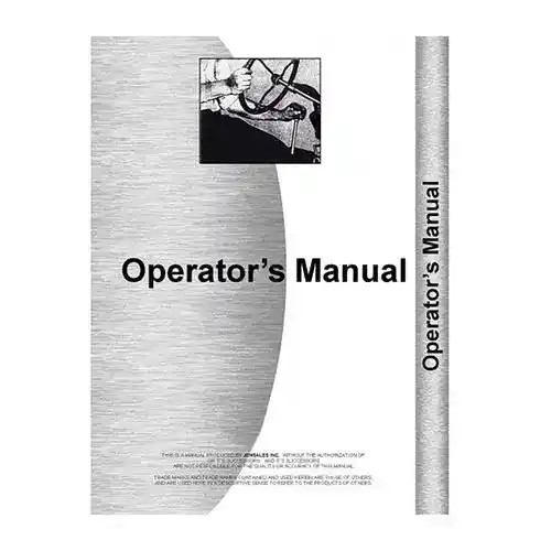 Operator's Manual fits Ford 3400 3500 3550 4400 4500 5550 735 3550 4400 4500 5550