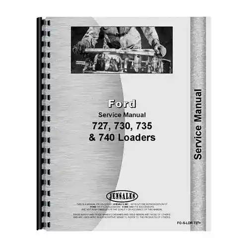 Service Manual fits Ford 730 735 3500 3550 4400 4500 5500 5550 3500 3550 4400 4500 5500 5550