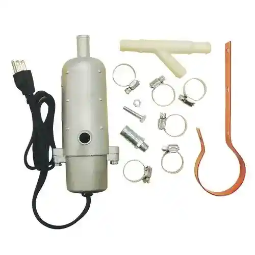 Kat's External Tank Engine Heater Kit Thermostatically Controlled 1500 Watts 120V fits John Deere fits Case fits International fits Massey Ferguson