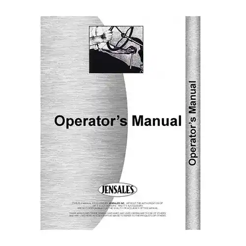 Operator's Manual fits Massey Ferguson 200 200