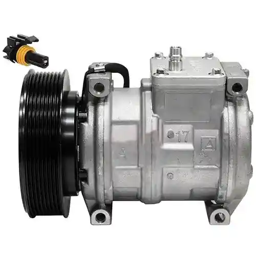 Air Conditioning Compressor- OE Denso without Manifold fits John Deere 300 444 444H 544 644 670 700J 750 750C 750J 762A 762B 770 850 850J AT168543