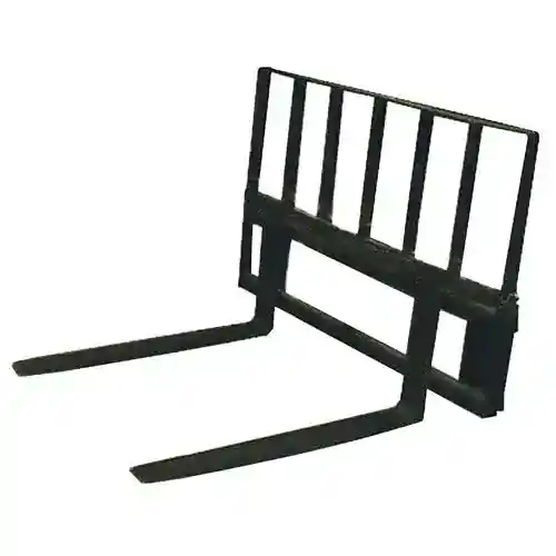 Stout - Skid Steer Pallet Fork Assembly 48" Tines fits John Deere fits New Holland fits Case fits International fits Massey Ferguson fits Caterpillar