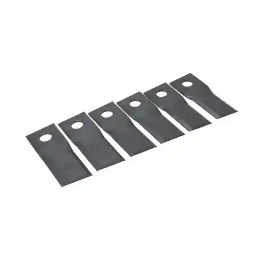 Disc Mower Knives Type 5 Top Bevel 11° Twist Counterclockwise Rotation 6 Pack fits John Deere 1320 270 CC21780 fits New Holland 462 784220